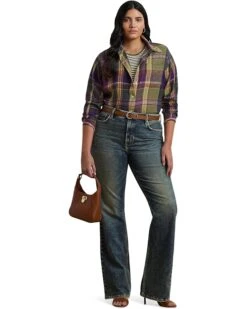 Lauren Ralph Lauren Plus Size Brawley Long Sleeve Button Front Shirt | Shirts & Tops 9 Lauren Ralph Lauren Plus Size Brawley Long Sleeve Button Front Shirt | Shirts & Tops -Shoe Vogue Shop 71ma01oYgXL. AC SR736920