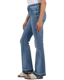 KUT from the Kloth Stella High Rise Fab Ab Flare Released Hem | Jeans -Shoe Vogue Shop 71n0e TwB9L. AC SR736920