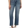 KUT from the Kloth Elizabeth High Rise Straight Leg Front Inset Pockets | Jeans -Shoe Vogue Shop 71oSHRfiNYL. AC SR736920