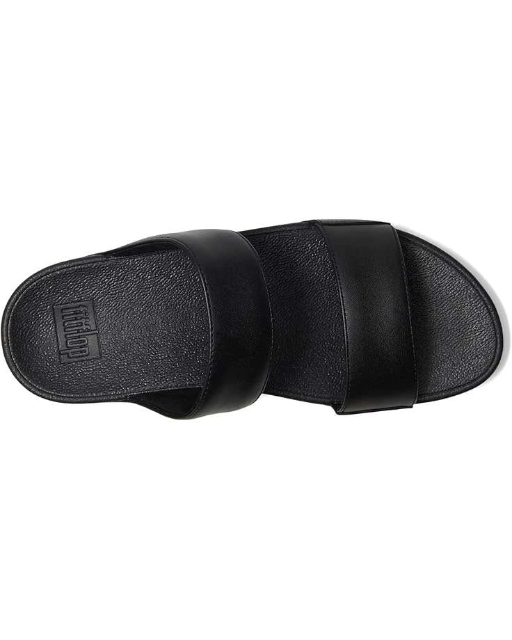 FitFlop Lulu Leather Slides | Heels 4 FitFlop Lulu Leather Slides | Heels - Image 2