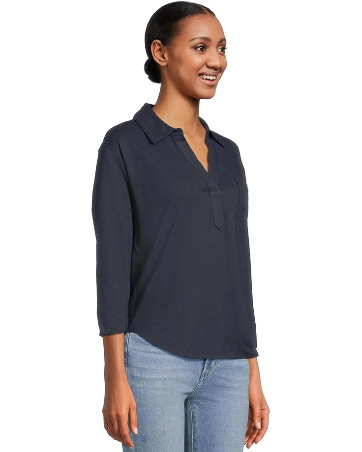 L.L.Bean Cotton Linen Tee Splitneck | Shirts & Tops 4 L.L.Bean Cotton Linen Tee Splitneck | Shirts & Tops - Image 2