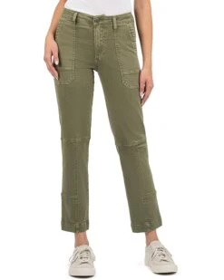 KUT from the Kloth Elizabeth High Rise Straight Leg Pork Chop Pockets | Pants