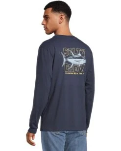 Salty Crew Big Game Long Sleeve Tee | Shirts & Tops -Shoe Vogue Shop 71pPN50WzyL. AC SR736920
