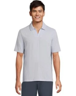 Johnston & Murphy Basket Weave V-Neck Polo | Shirts & Tops