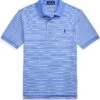Polo Ralph Lauren Kids Striped Soft Cotton Polo Shirt (Big Kid) | Shirts & Tops