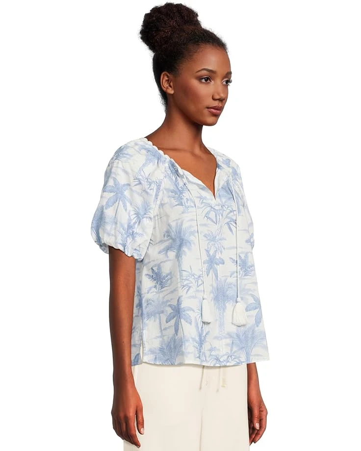 Tommy Bahama Fortuna Fronds Poplin Short Sleeve Top | Shirts & Tops 4 Tommy Bahama Fortuna Fronds Poplin Short Sleeve Top | Shirts & Tops - Image 2