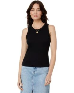 Michael Stars Gina Wide Binding Crop Tank | Shirts & Tops
