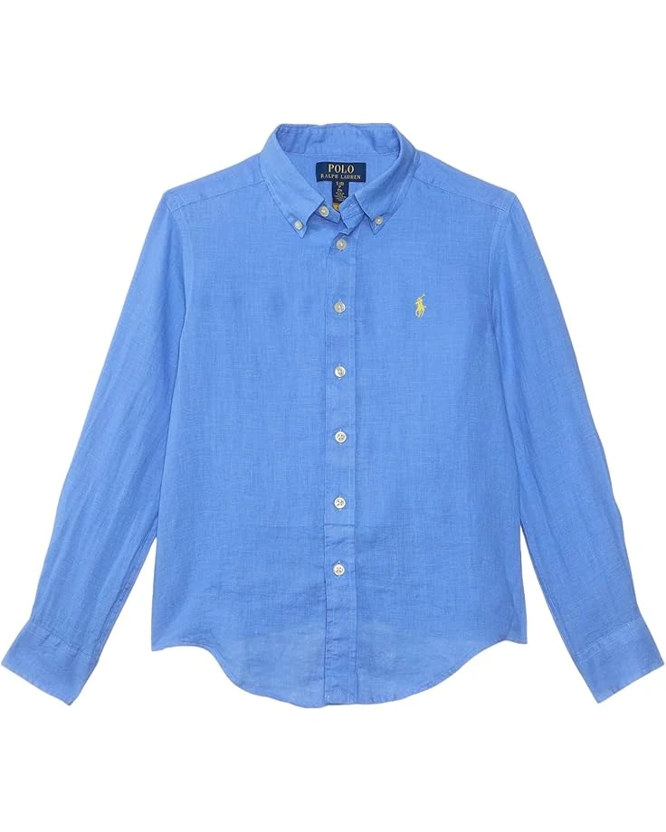 Polo Ralph Lauren Kids Linen Shirt (Big Kid) | Shirts & Tops 4 Polo Ralph Lauren Kids Linen Shirt (Big Kid) | Shirts & Tops - Image 2