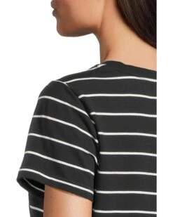 L.L.Bean Soft Stretch Supima Tee Scoopneck Short-Sleeve Stripe | Shirts & Tops -Shoe Vogue Shop 71tGKhe3cWL. AC SR736920