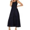 Liverpool Los Angeles Smocked Back Fit And Flare Midi Dress | Dresses -Shoe Vogue Shop 71trEOtxLiL. AC SR736920