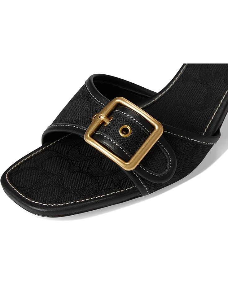 COACH Margot Sandals In Signature Textile Jacquard | Heels 8 COACH Margot Sandals In Signature Textile Jacquard | Heels - Image 6