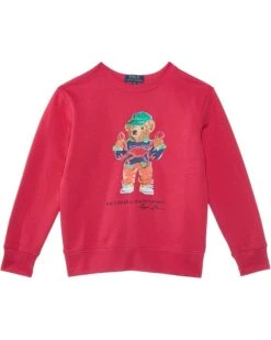 Polo Ralph Lauren Kids Polo Bear Fleece Sweatshirt (Toddler/Little Kid) | Hoodies & Sweatshirts -Shoe Vogue Shop 71uZHhr4FLL. AC SR736920