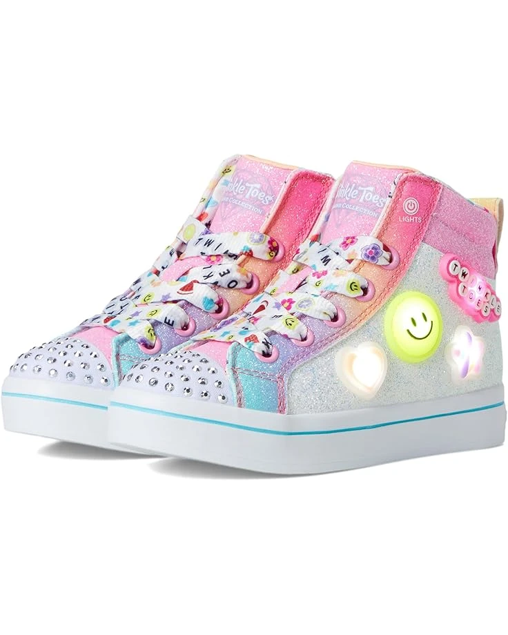 SKECHERS KIDS Twi-Lites 2.0 - Bit Of Happiness 314383L (Little Kid) | Sneakers & Athletic Shoes 3 SKECHERS KIDS Twi-Lites 2.0 - Bit Of Happiness 314383L (Little Kid) | Sneakers & Athletic Shoes