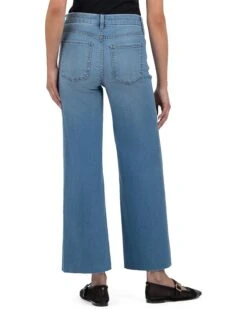 KUT from the Kloth Meg High-Rise Fab Ab Wide Leg Raw Hem | Jeans 7 KUT from the Kloth Meg High-Rise Fab Ab Wide Leg Raw Hem | Jeans -Shoe Vogue Shop 71vYCHWazKL. AC SR736920