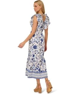 Adrianna Papell Printed Ruffle Midi Dress | Dresses 6 Adrianna Papell Printed Ruffle Midi Dress | Dresses -Shoe Vogue Shop 71vquvGM2EL. AC SR736920