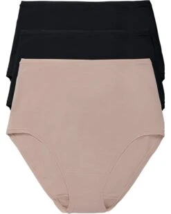 Natori Bliss Bare Cotton High Waist Brief 3-Pack | Underwear & Intimates