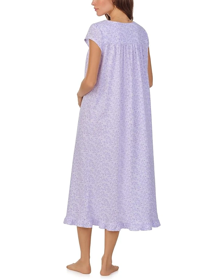 Eileen West Cotton Knit Cap Sleeve Gown | Sleepwear 4 Eileen West Cotton Knit Cap Sleeve Gown | Sleepwear - Image 2