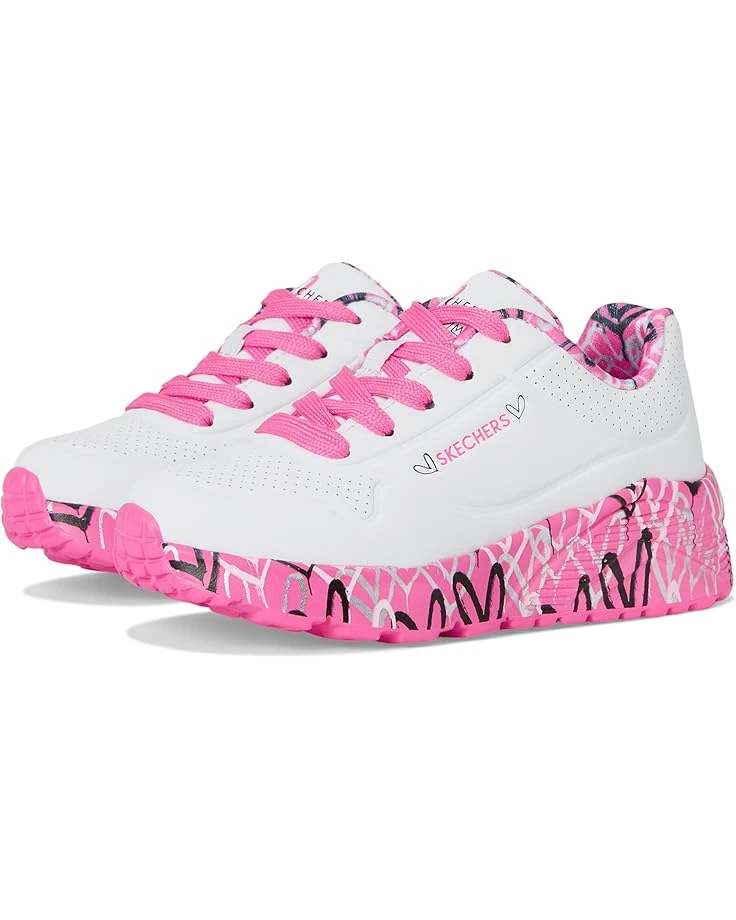 SKECHERS KIDS Uno Lite - Lovely Luv 314976L (Little Kid/Big Kid) | Sneakers & Athletic Shoes 3 SKECHERS KIDS Uno Lite - Lovely Luv 314976L (Little Kid/Big Kid) | Sneakers & Athletic Shoes