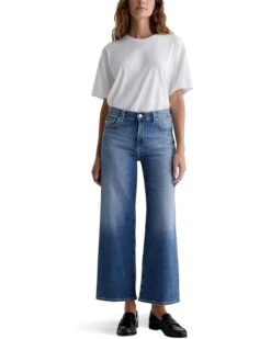 AG Jeans Saige Mid-Rise Wide Leg Jeans in Bell Canyon 11 AG Jeans Saige Mid-Rise Wide Leg Jeans in Bell Canyon -Shoe Vogue Shop 71x6mns85nL. AC SR736920