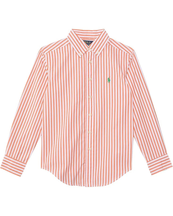 Polo Ralph Lauren Kids Plaid Cotton Poplin Shirt (Toddler/Little Kid) | Shirts & Tops 4 Polo Ralph Lauren Kids Plaid Cotton Poplin Shirt (Toddler/Little Kid) | Shirts & Tops - Image 2
