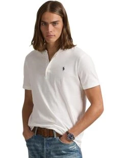 Polo Ralph Lauren Slub Jersey Henley Shirt | Shirts & Tops -Shoe Vogue Shop 71xT7 iC8TL. AC SR736920