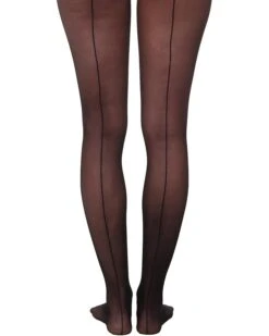 Wolford Individual 10 Back Seam Tights | Hosiery and Tights