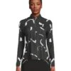 Jamie Sadock Sunsense Andalouse Print Long Sleeve 1/4 Zip Sun Protection Top | Shirts & Tops