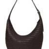 Madewell The Essential Curve Shoulder Bag in Handwoven Leather | Handbags -Shoe Vogue Shop 71yecJMJDL. AC SR736920