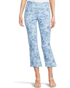 Elliott Lauren Elastic Waist, Pull On Printed Pants With Faux Welt Pockets