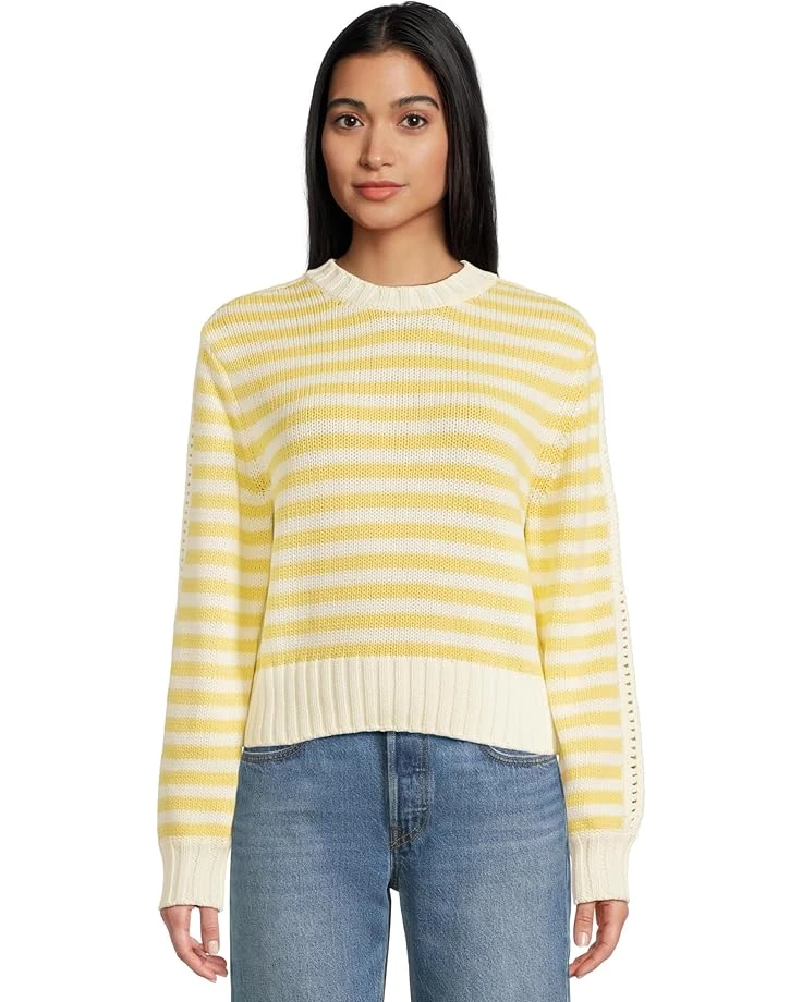 Michael Stars Merle Striped Crew Neck Sweater | Sweaters 3 Michael Stars Merle Striped Crew Neck Sweater | Sweaters