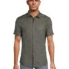 Armani Exchange Short Sleeve Slim Fit Micro Print Shirt | Shirts & Tops -Shoe Vogue Shop 8123YrTLNJL. AC SR736920