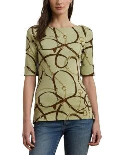 Lauren Ralph Lauren Petite Judy Mid Sleeve T-Shirt | Shirts & Tops 9 Lauren Ralph Lauren Petite Judy Mid Sleeve T-Shirt | Shirts & Tops -Shoe Vogue Shop 814groivvBL. AC SR736920
