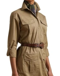 Lauren Ralph Lauren Belted Cotton-Blend Shirtdress | Dresses 8 Lauren Ralph Lauren Belted Cotton-Blend Shirtdress | Dresses -Shoe Vogue Shop 8158geFsYL. AC SR736920