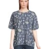Free People Painted Floral Tee | Shirts & Tops -Shoe Vogue Shop 815L0bM30cL. AC SR736920