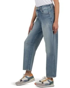 KUT from the Kloth Ashley High Rise Slouchy Barrel Straight Leg | Jeans -Shoe Vogue Shop 815LpsSxvcL. AC SR736920