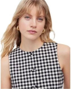 Madewell Bayley Vest - Gingham Suiting | Coats & Outerwear -Shoe Vogue Shop 817vpooD5mL. AC SR736920