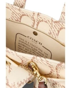COACH Cargo Tote Bag With Signature Canvas | Handbags -Shoe Vogue Shop 81A41uvz6HL. AC SR736920