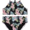 Hurley Kids Halter Bikini (Big Kid) | Swimwear -Shoe Vogue Shop 81CECeUWAL. AC SR736920