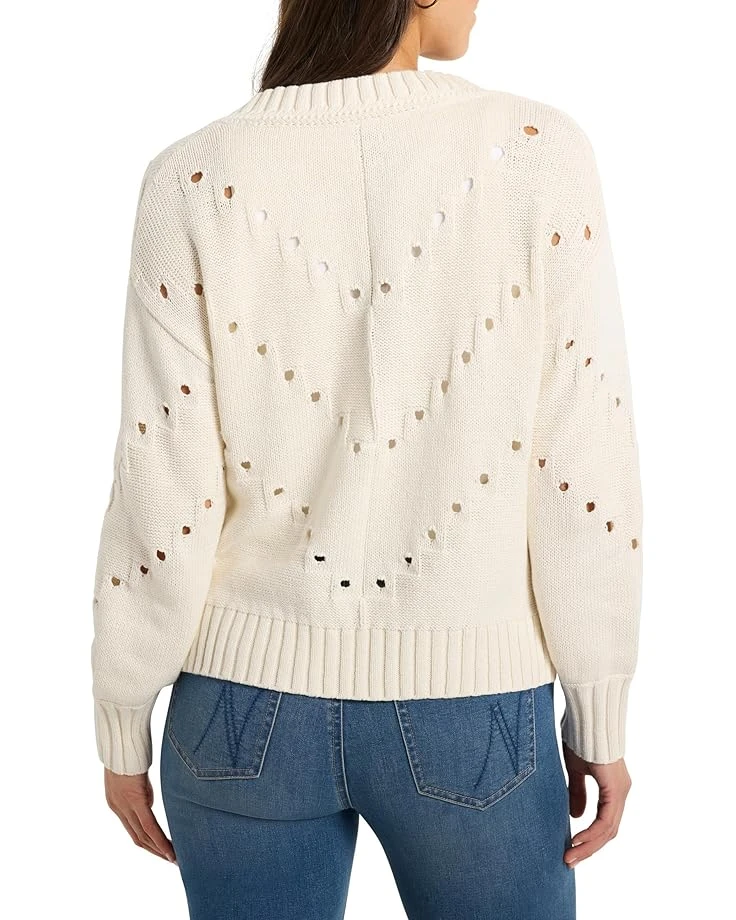 NIC+ZOE Pointelle Cord Sweater | Sweaters 4 NIC+ZOE Pointelle Cord Sweater | Sweaters - Image 2