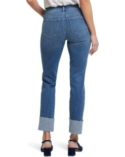NYDJ Sheri Slim Ankle Cuff Jeans in Costa Brava 5 NYDJ Sheri Slim Ankle Cuff Jeans in Costa Brava -Shoe Vogue Shop 81E2DHIgDhL. AC SR736920