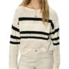 Sanctuary Sporty Stripe Open Knit Sweater | Sweaters -Shoe Vogue Shop 81EjkhSQRPL. AC SR736920
