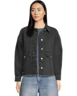 AllSaints Hettie Stud Shacket | Coats & Outerwear