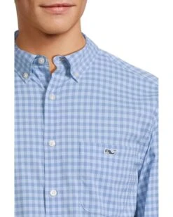 Vineyard Vines Topsail Gingham Featherweight Performance Shirt | Shirts & Tops -Shoe Vogue Shop 81GMrhSzHhL. AC SR736920
