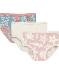 Kickee Pants Kids Print Girl's Underwear Set of 3 (Big Kid) | Socks -Shoe Vogue Shop 81GZTZagXLL. AC SR736920