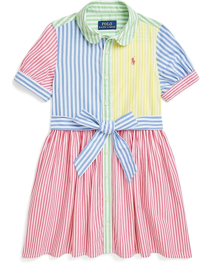 Polo Ralph Lauren Kids Striped Cotton Fun Shirtdress (Toddler/Little Kid) | Dresses 3 Polo Ralph Lauren Kids Striped Cotton Fun Shirtdress (Toddler/Little Kid) | Dresses