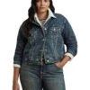 Lauren Ralph Lauren Plus Size Paizley Unlined Trucker Jacket | Coats & Outerwear 1 Lauren Ralph Lauren Plus Size Paizley Unlined Trucker Jacket | Coats & Outerwear -Shoe Vogue Shop 81Hm97p2yiL. AC SR736920