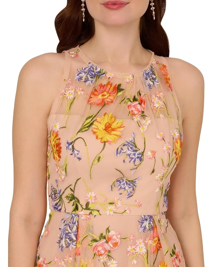 Adrianna Papell Embroidery Midi Dress | Dresses 5 Adrianna Papell Embroidery Midi Dress | Dresses - Image 3