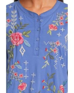 Johnny Was Raw Seam Henley | Shirts & Tops -Shoe Vogue Shop 81Kc3V11u9L. AC SR736920