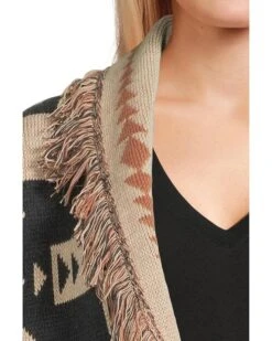 Pendleton Graphic Fringe Cardigan | Sweaters -Shoe Vogue Shop 81LJl 4jGeL. AC SR736920