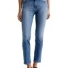 AG Jeans Mari Mid-Rise Slim Straight Jeans in 13 Years Promenade -Shoe Vogue Shop 81LlDUx8CwL. AC SR736920